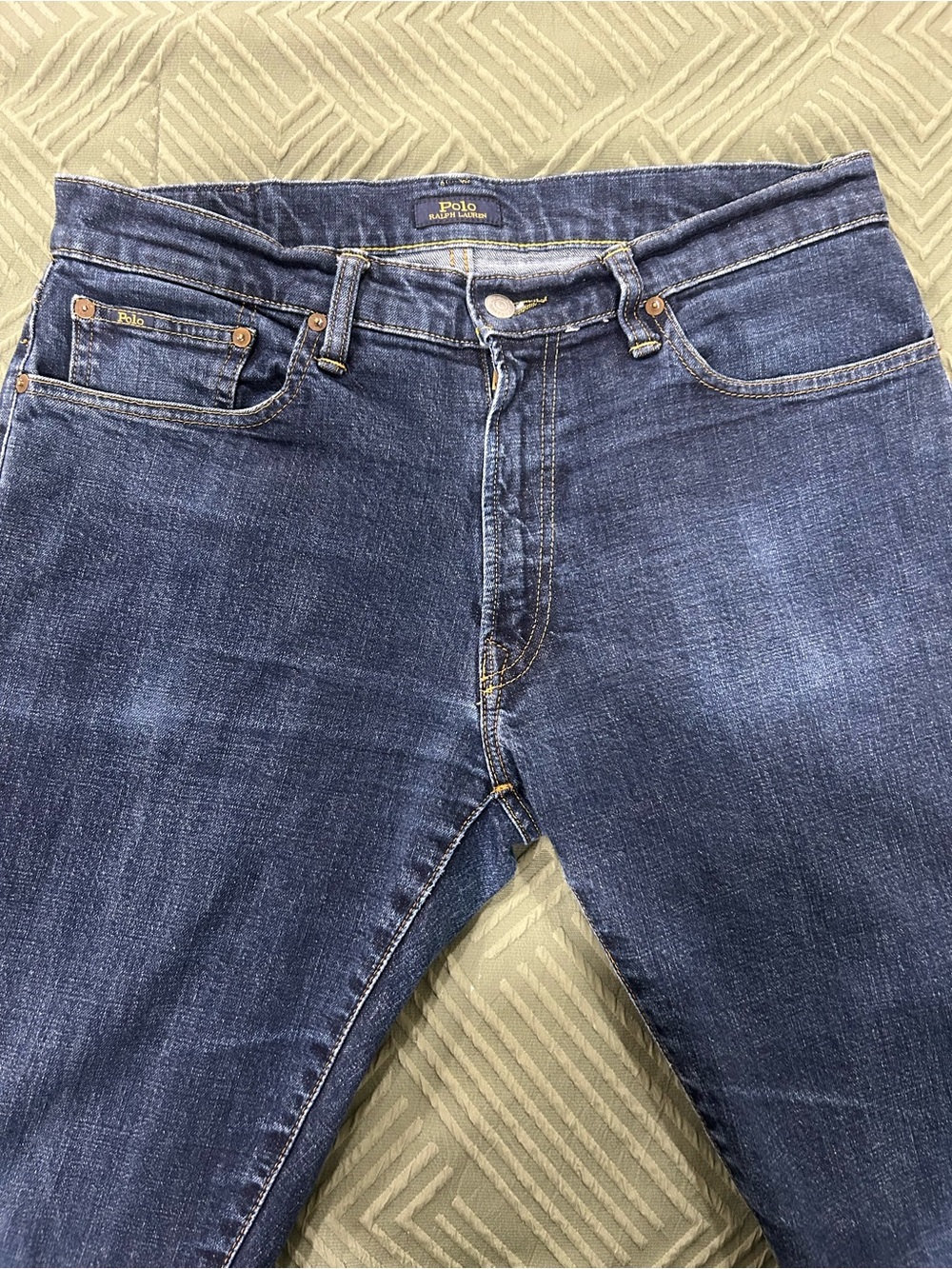 Polo by Ralph Lauren Men's Indigo Slim Straight Jeans